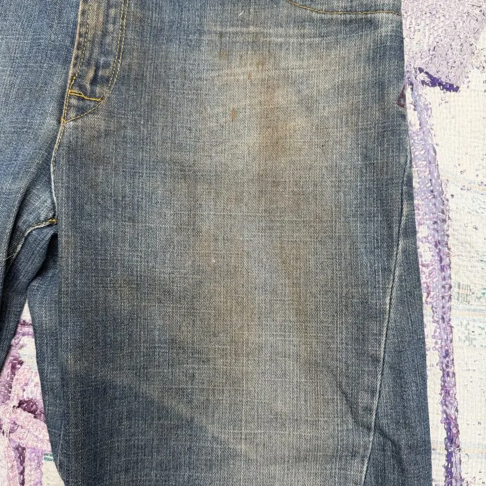 Vintage Levis Engineered Jeans Mens Blue Twisted Buckle Back One Fits 32x26.5